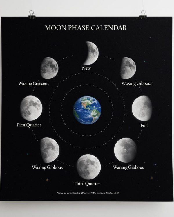 Signed 13 Month Lunar Calendar